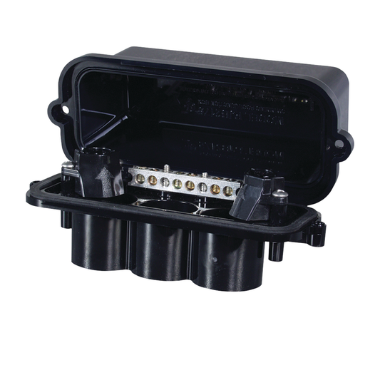 Polymeric lighting junction box
